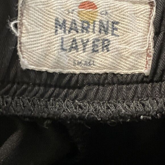 Marine Layer Women's Black Allison Straight Leg Pants‎ Small 13541 Holyday2020 - Picture 4 of 9